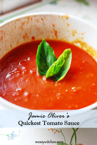 Jamie Oliver's Quickest Tomato Sauce